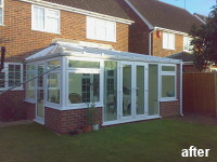 after conservatory added